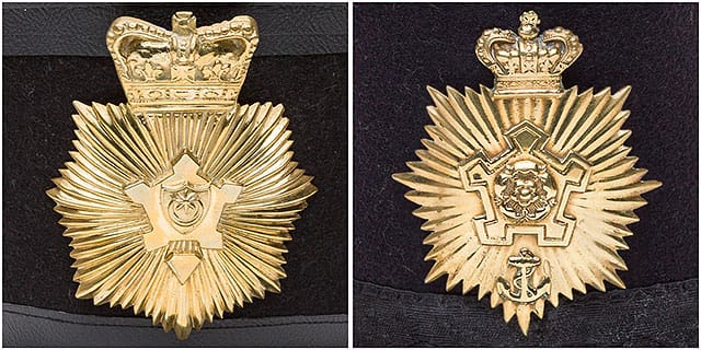 1860s Fort Cumberland Guard Hat Badges 1860s Fort Cumberland Guard Hat Badges