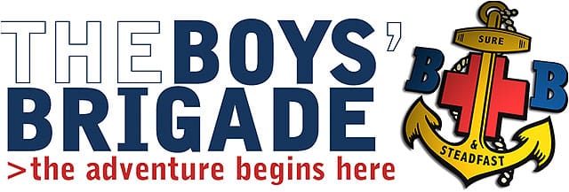 The boys brigade logo on a white background