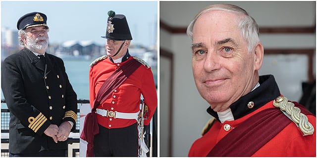 Aye Aye Captain - Derek Gleed captain of the Fort Cumberland Guard.