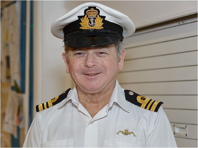 Headshot portrait of Lieutenant Commander Tony Crisp Marine Training Corps