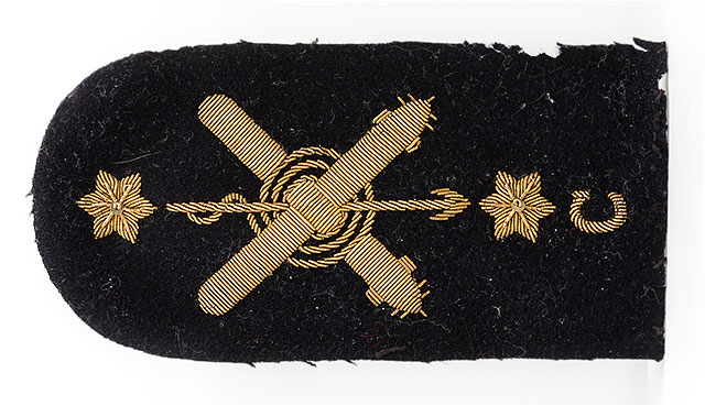 Royal Navy seamans cloth uniform sonar badge