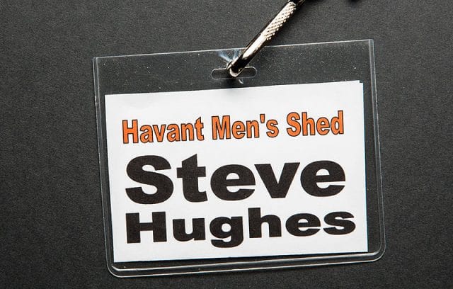 Honorary member of the Havant Men's Shed