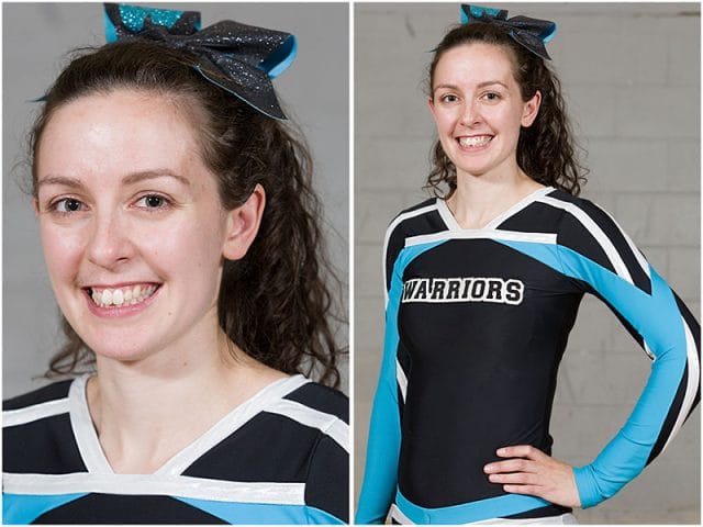 Portsmouth Warrior Cheerleading Coach Portrait Headshot