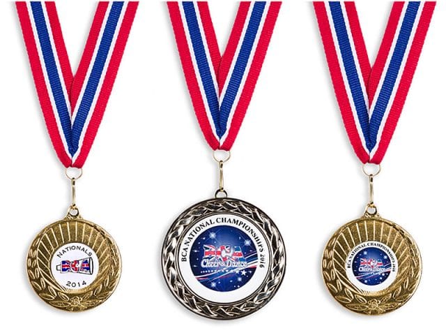 Portsmouth Warriors competition medals 