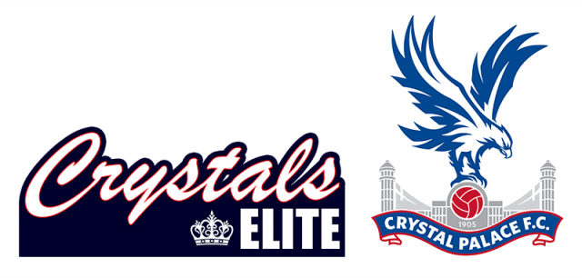 crystal palace football club logo with the crystals elite cheerleaders logo