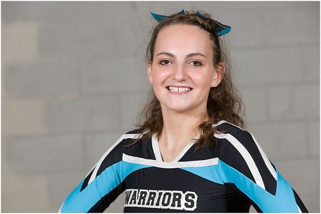 Ellie owner and head coach at the Portsmouth Warriors Cheerleading Squad 