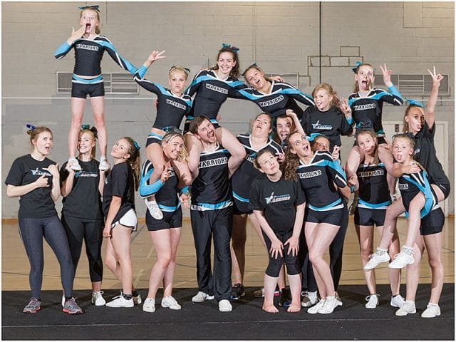 portsmouth warriors cheerleading squad 