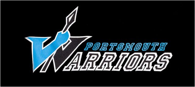 portsmouth warriors cheerleading squad logo 