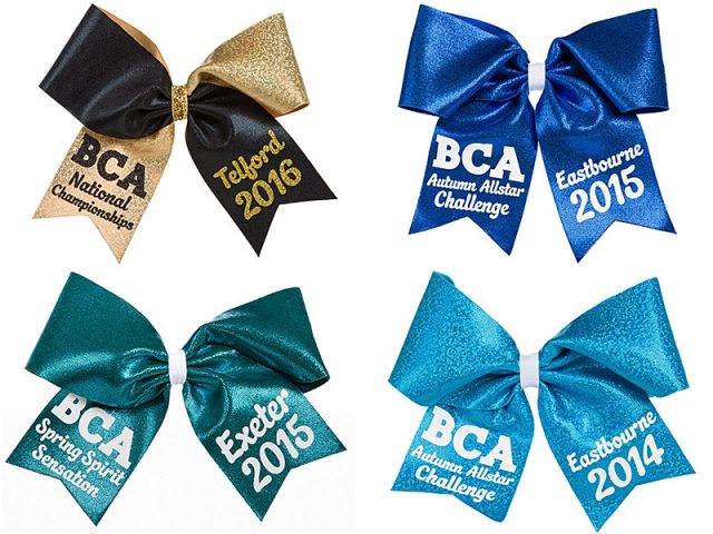 warriors cheerleading competition bows 