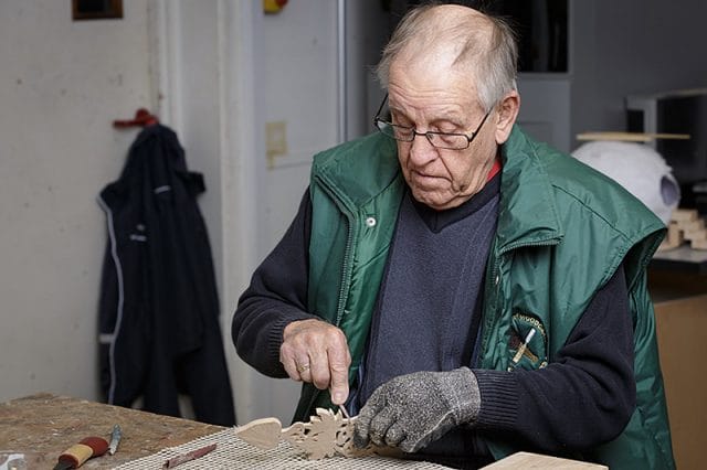 male woodcarver 