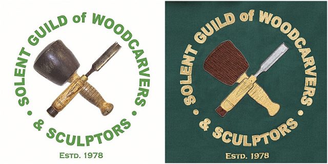 Solent guild of woodcarbers and sculptors logo 