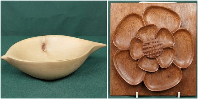 carvings by a member of the solent guild of woodcarvers and sculptors 