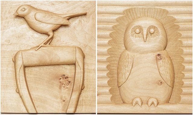 carvings by a member of the solent guild of woodcarvers and sculptors 