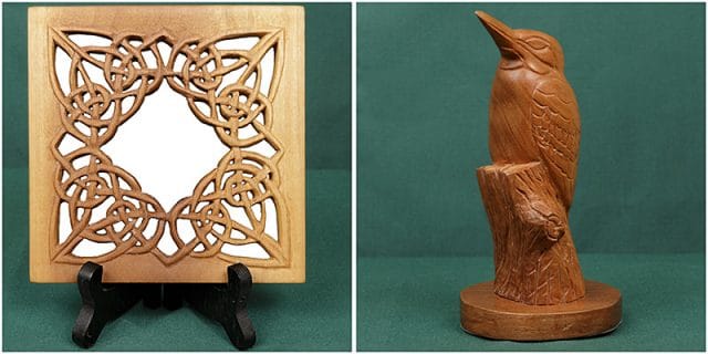 carvings by a member of the solent guild of woodcarvers and sculptors 