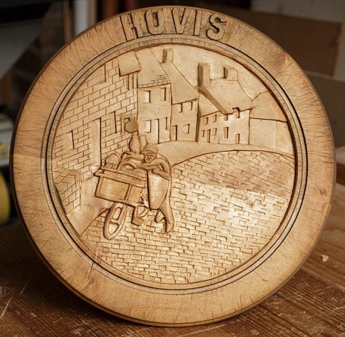 carving by a member of the solent guild of woodcarvers and sculptors 