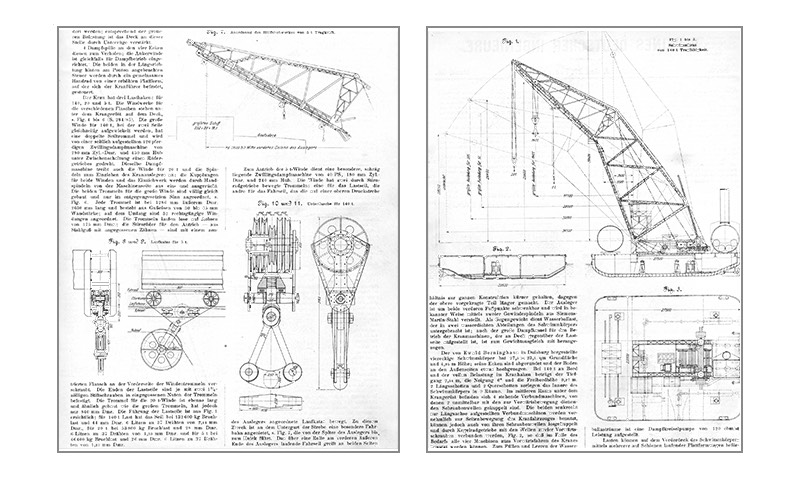 Swan Hunter #1 Barge crane reference drawings