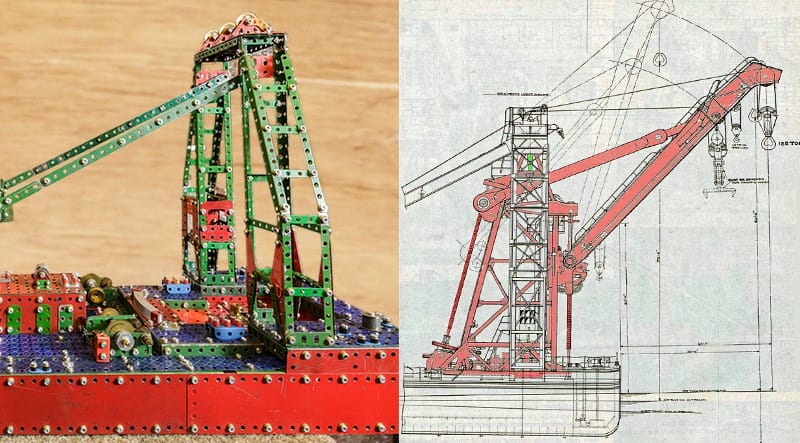 Manchester Ship Canal barge reference drawing