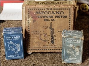 Old Fashioned Meccano Motor In Original Box