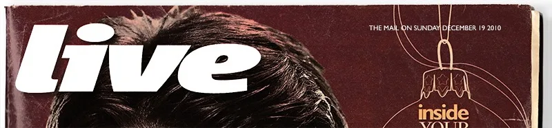 2010 Mail on Sunday Live magazine masthead Mail on Sunday magazine masthead