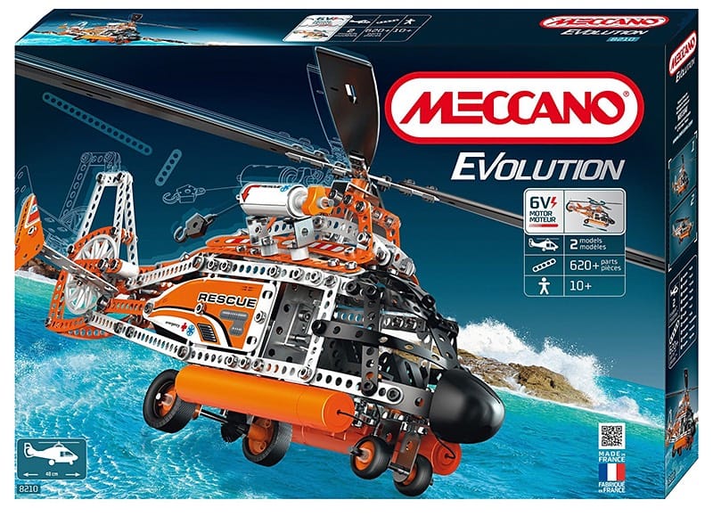 Modern Meccano evolution helicopter model