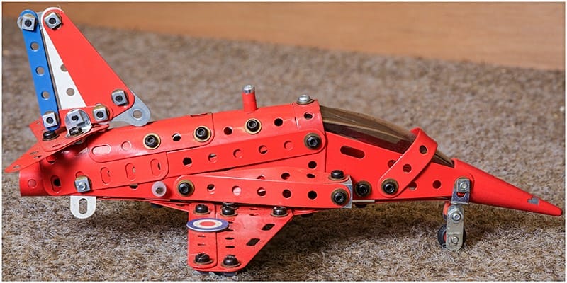 Harrier Jump Jet Meccano Model