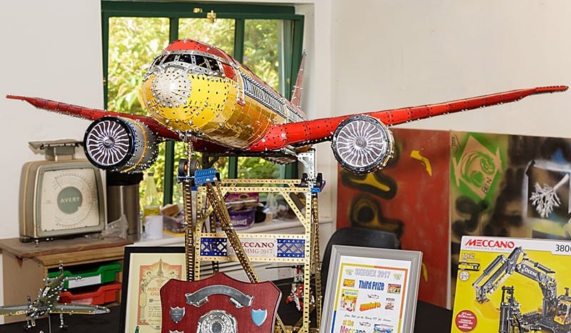 Meccano Aeroplane by Colin Bull 