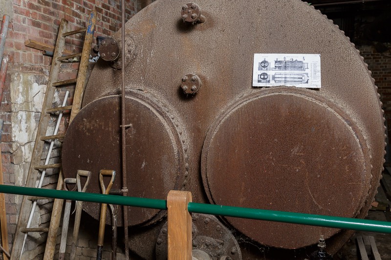 Lancashire steam boiler