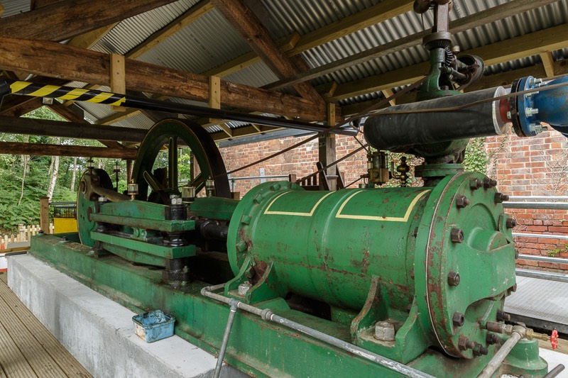 Number two John Wood steam engine at bursledon brickworks museum