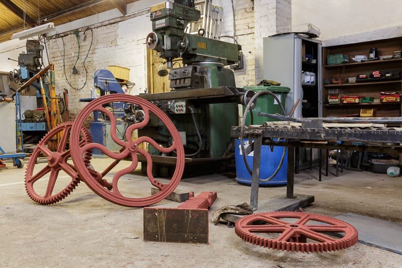 Bursledon Brickworks Museum volunteers workshop