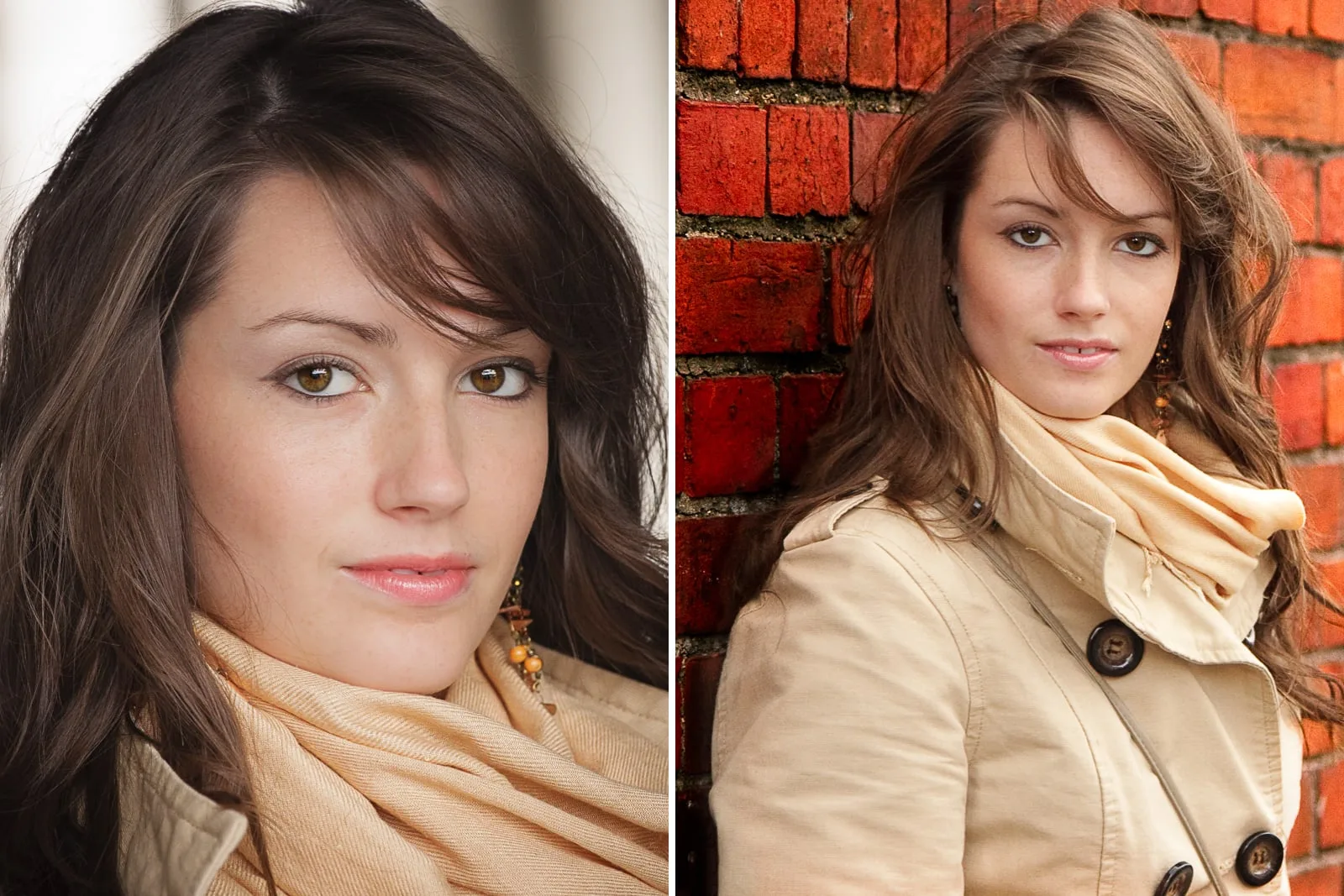 promotional marketing portraits of young woman