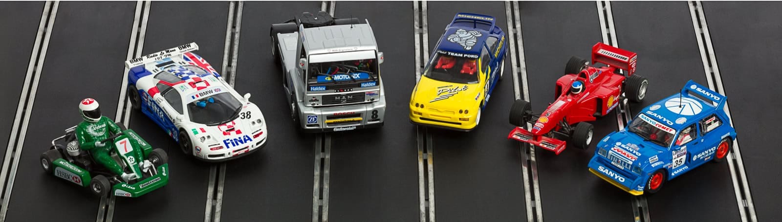 Classes_SPL An example of Six different slot car classes raced at Bolwextric club