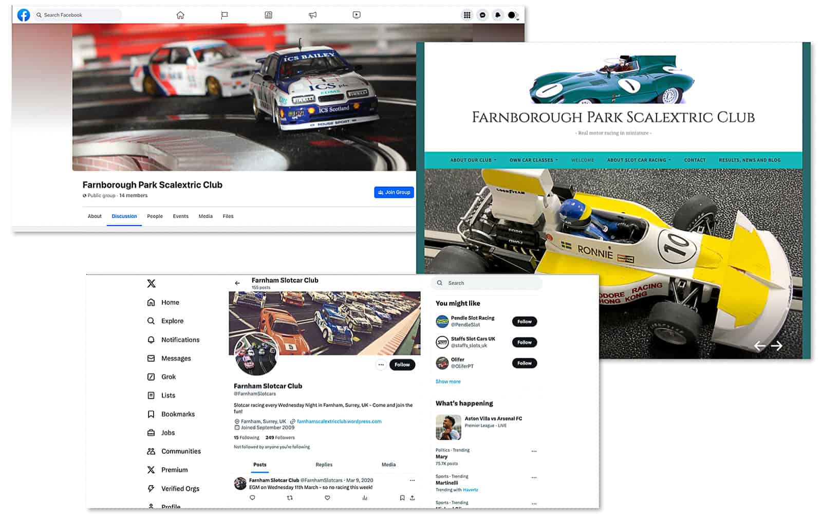 Farnborough Club_SPL Farnborough Slot Car Club web sites