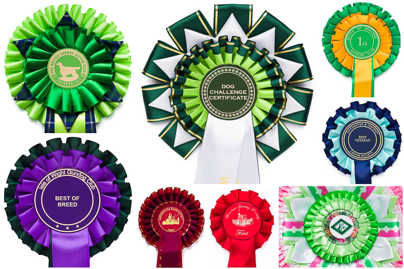 SPL-Showman Rosettes Dog championship show rosettes