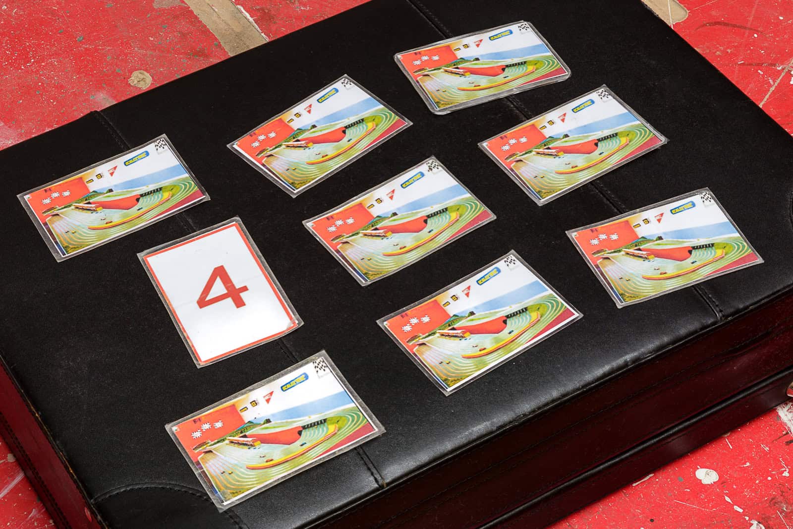 Selection Cards_SPL Slot Car Class selection by card at the Home Farm club evening