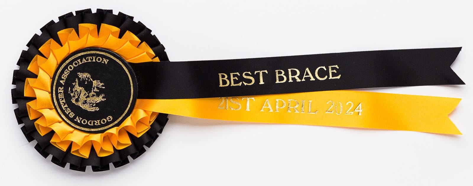 SPL-Brace Rosette Best brace dog show rosette