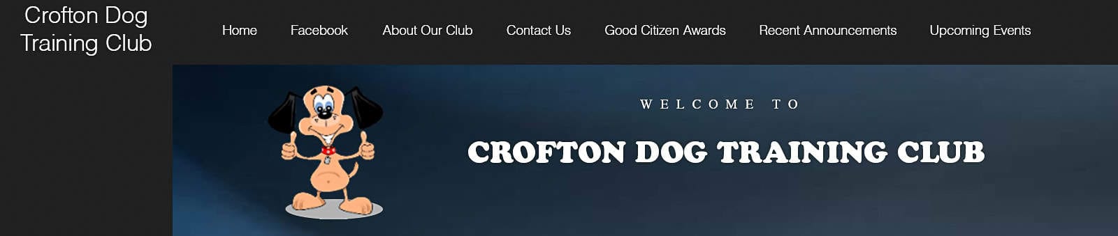 SPL-Crofton Training Crofton Dog Training Club website banner