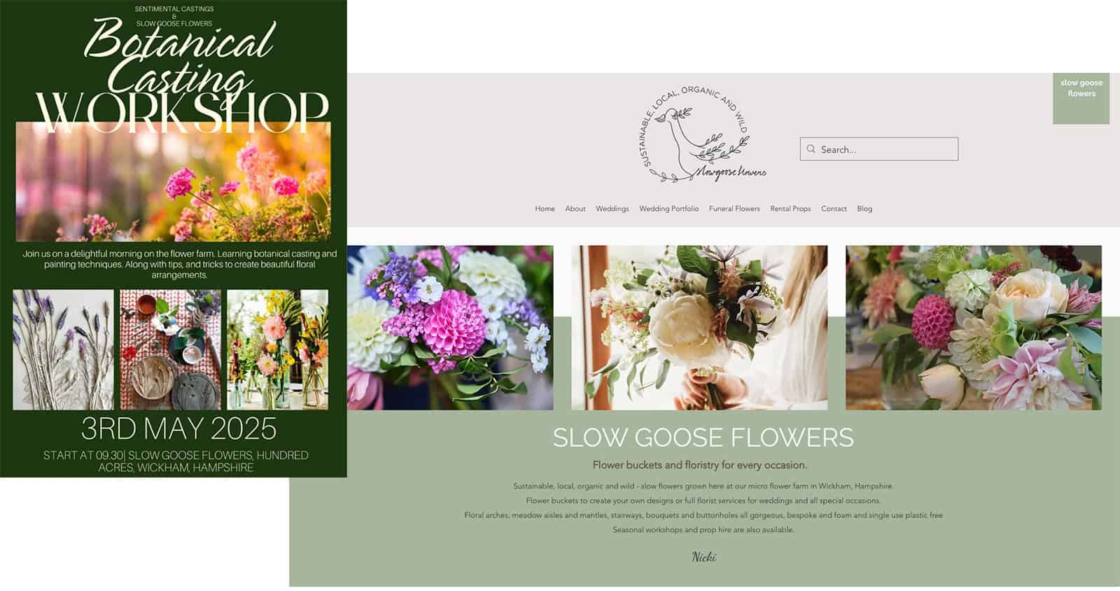 Slow-Goose-Workshop_SPL slow goose flowers workshop