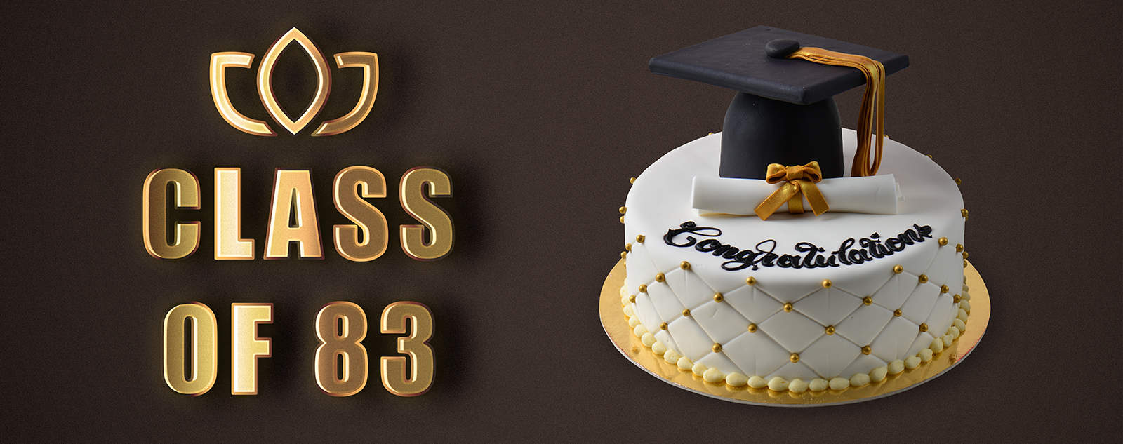 graduation cake for class of 1983