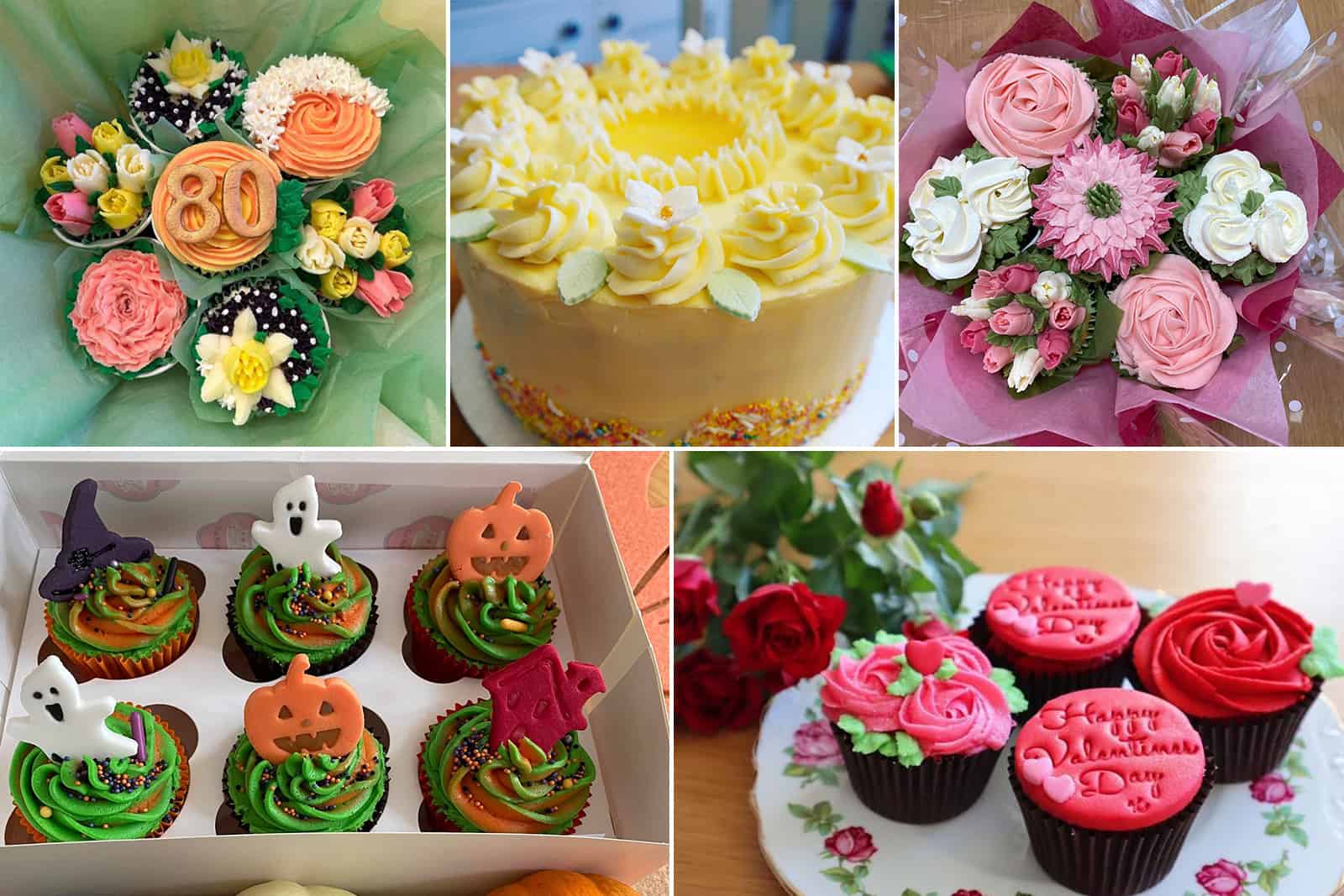 decorated and themed cakes and cupcakes