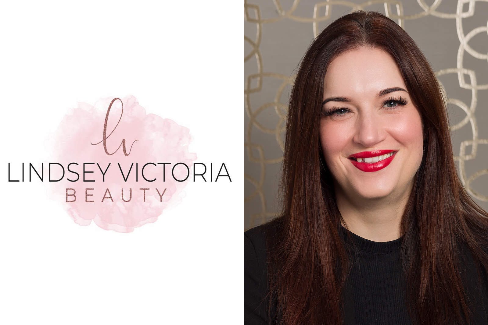 portrait of lindsey Wood the owner of Lindsey Victoria Beauty