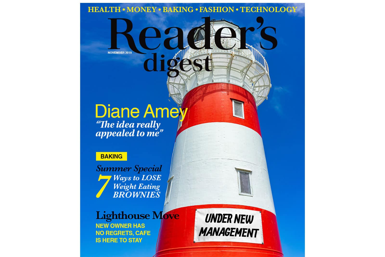 mockup of reader's digest magazine cover