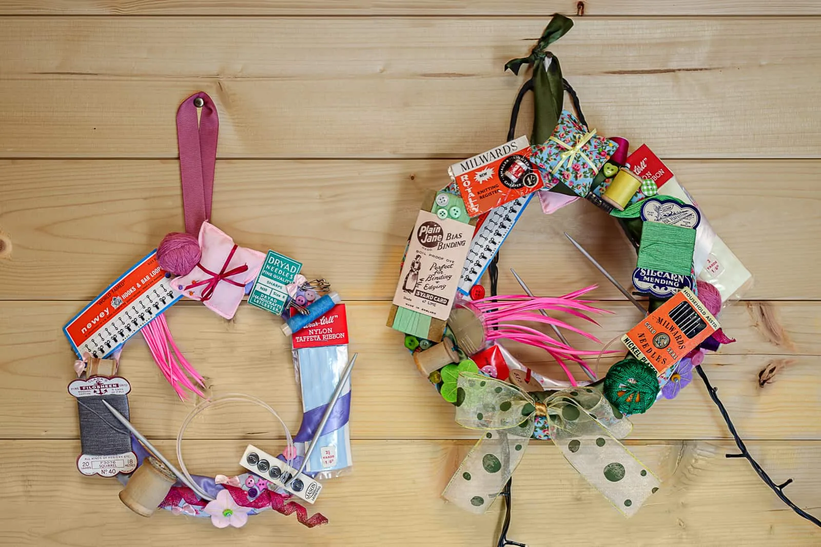 cabin wreaths_SPL two bespoke wreaths