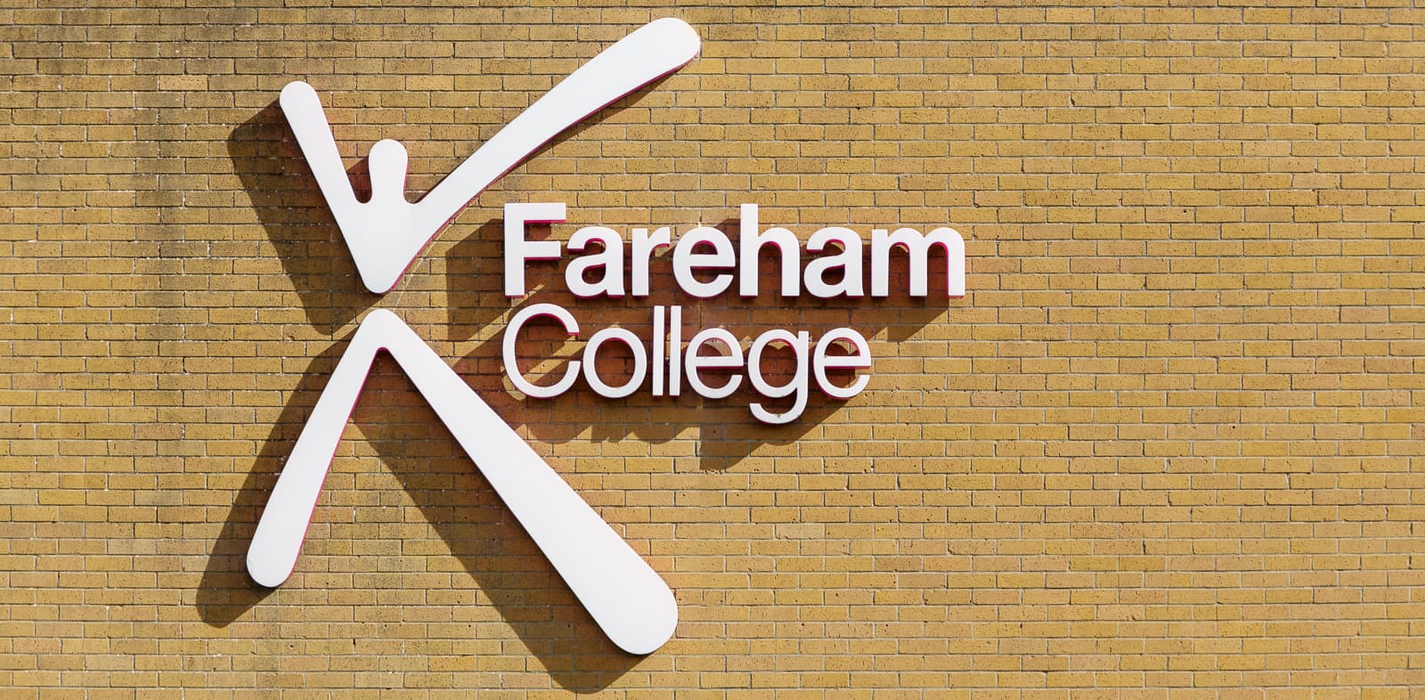 external fareham college sign