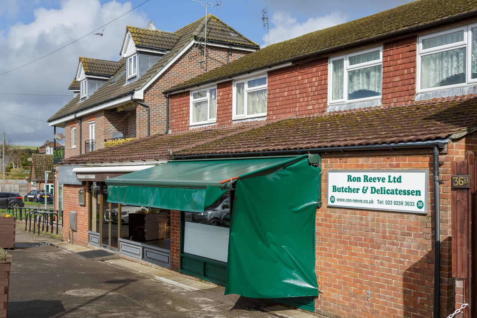 exterior view of ron reeve butchers clanfield