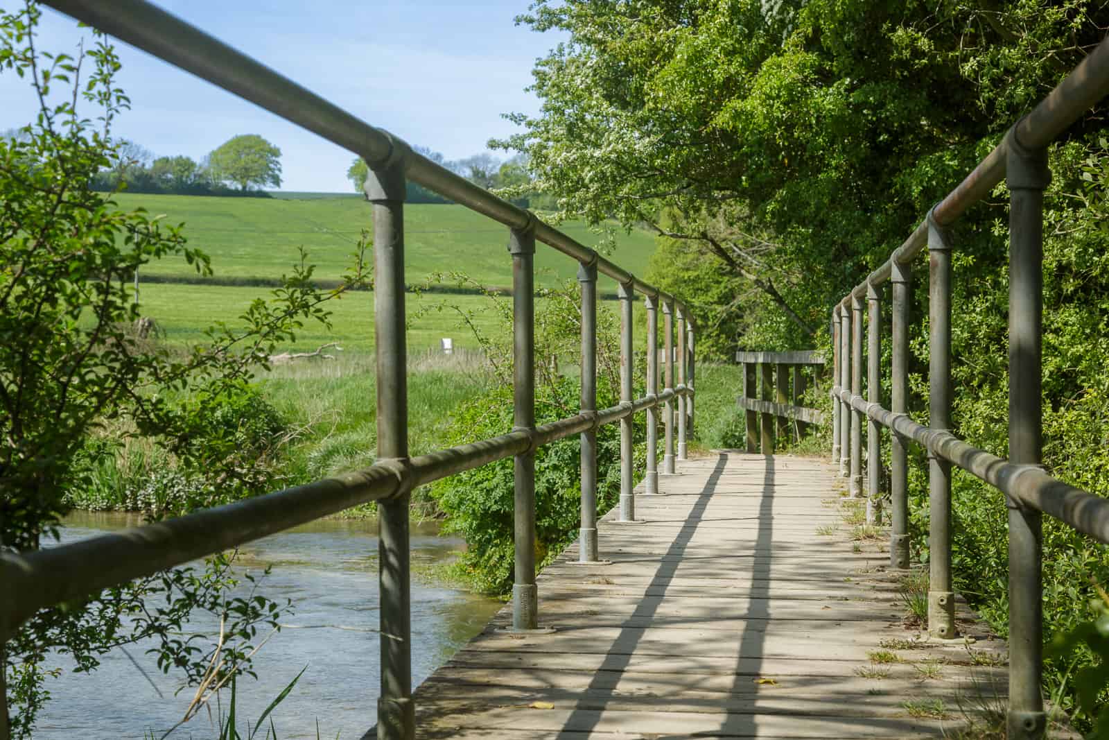 view across soberton area bridge