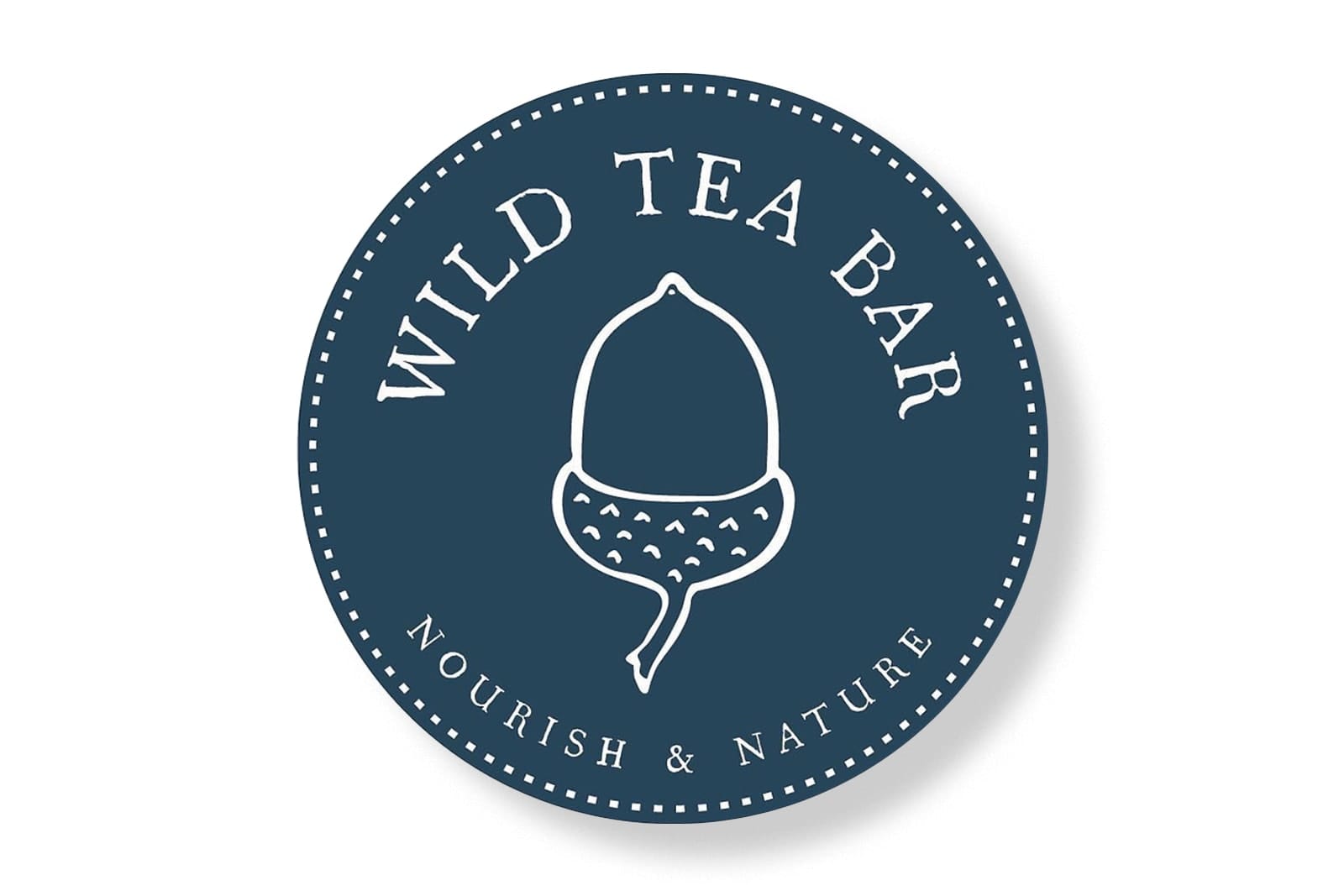 wild tea bar branding logo