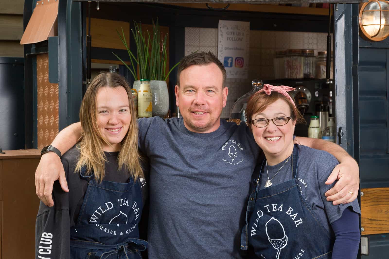 wild tea bar team portrait at liss golf range